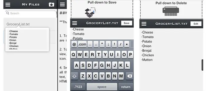 Write for Dropbox, un editor de texto y anotaciones para el iPhone