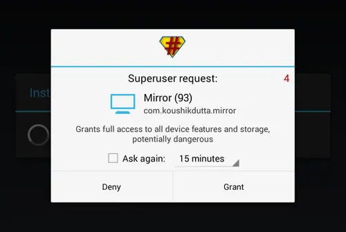 superuser request
