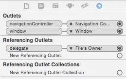 App Delegate Connections