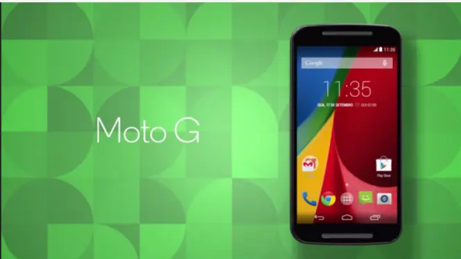 Aspecto del Nuevo Moto G de Motorola