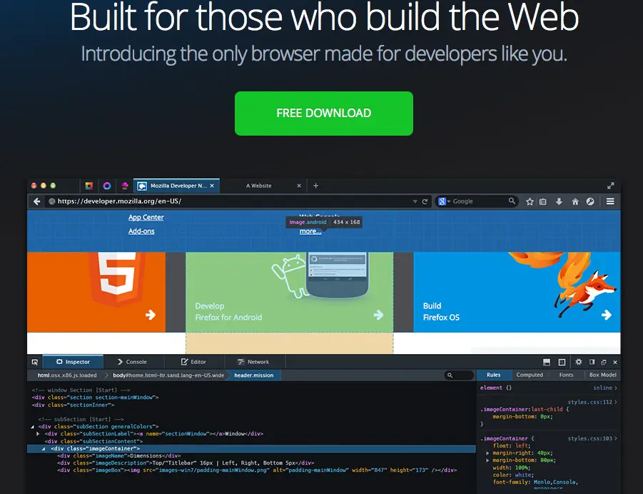 firefox developer edition2