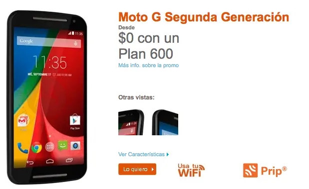 Moto G 2a gen Nextel