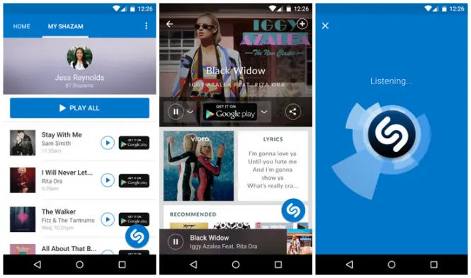 Rediseño de Shazam 5.1