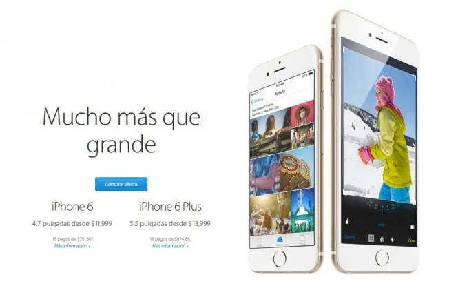 El iPhone 6 es mucho más que grande, también es más costoso.