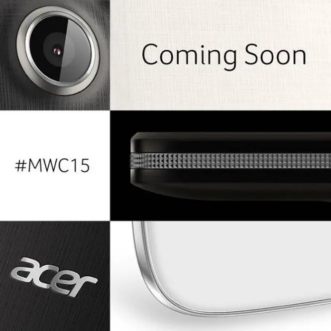 Imagen que muestra lo que Acer anunciará en el MWC 2015