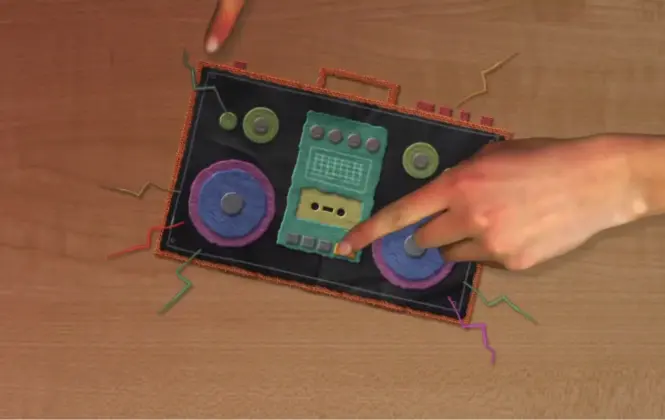 Imagen del video donde HTC enfatiza el gran sonido del One M9