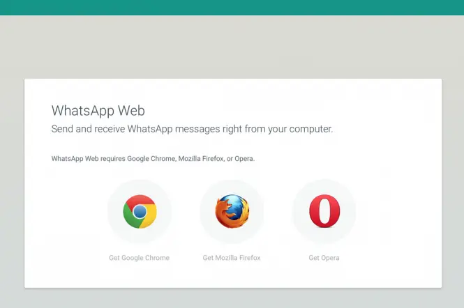 Whatsapp ahora compatible con Firefox y Opera