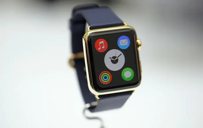 La secuencia de inicio del Apple Watch captada en video.