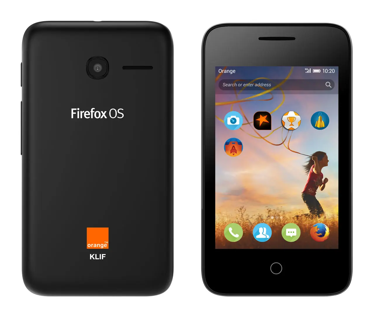Firefox os-Orange-Klif-3G-Volcano-Black