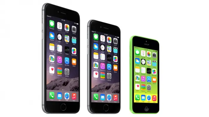 iPhone 6 Plus, iPhone 6 y iPhone 5C