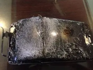 iphone explotado