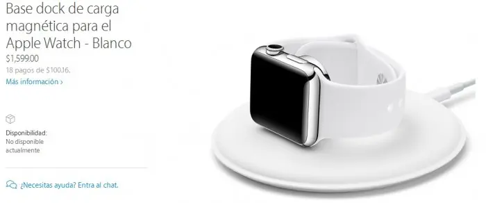 Apple Watch base dock carga magnetica