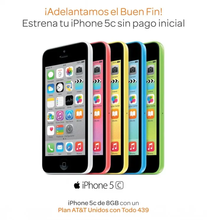 nextel iphone 5c buen fin 2015