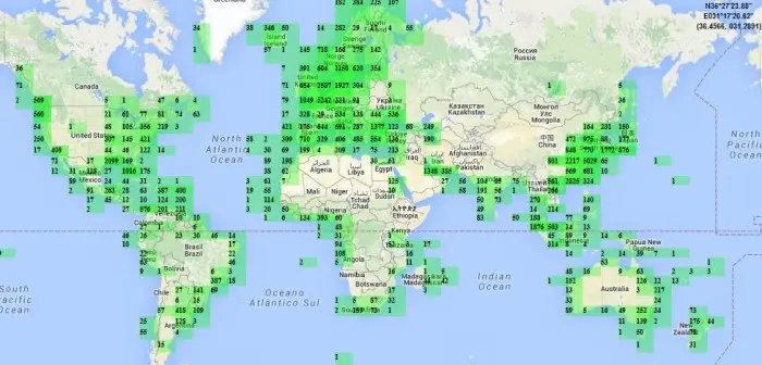 Tráfico marítimo 13 de enero 2016 Marine Traffic