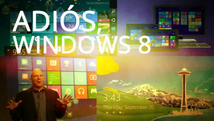 Windows 8 se despide con tres años y medio de vida