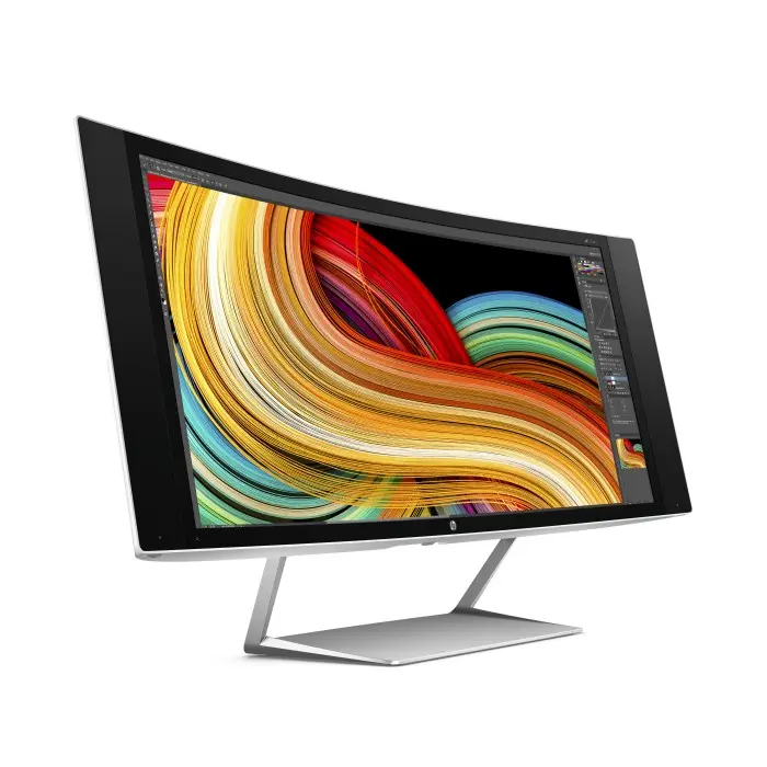 HP Z Display Z34c Curved Monitor, Right facing