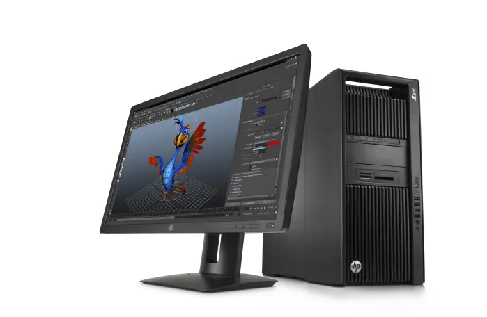 HP Z27q 27” 5K/3K Display with HP Z840 Workstation Tower