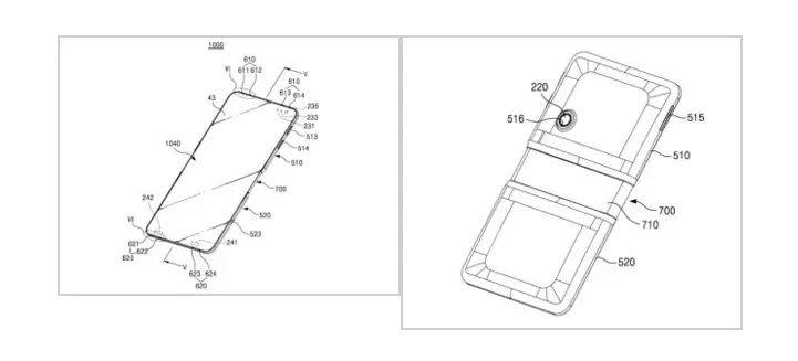 samsug patente smartphone flexible