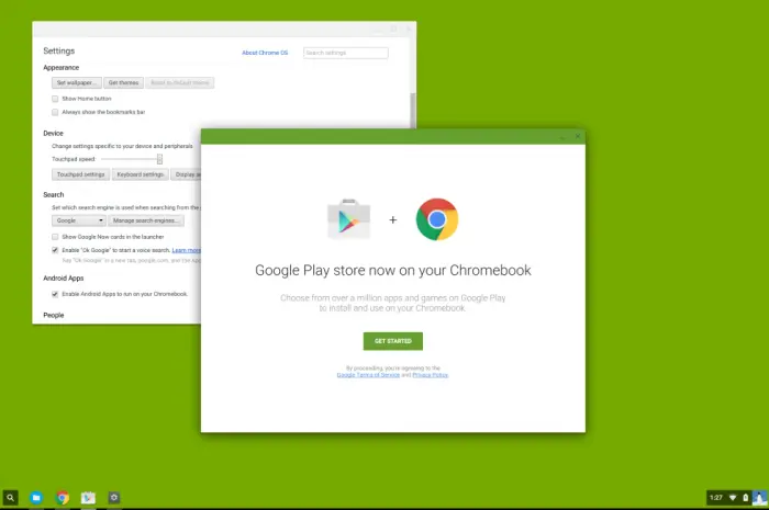 chrome os apps android