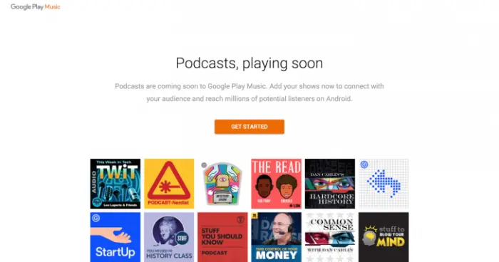 google play podcast