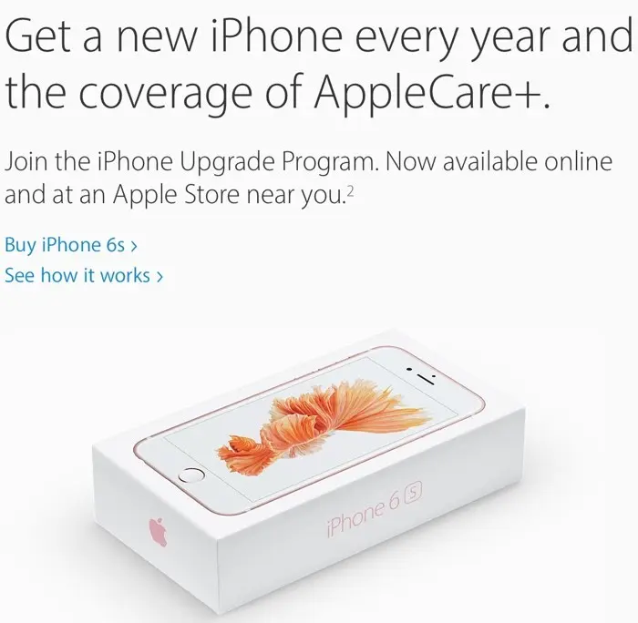 iphone upgrade program online