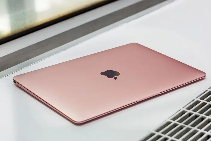 macbook rosada