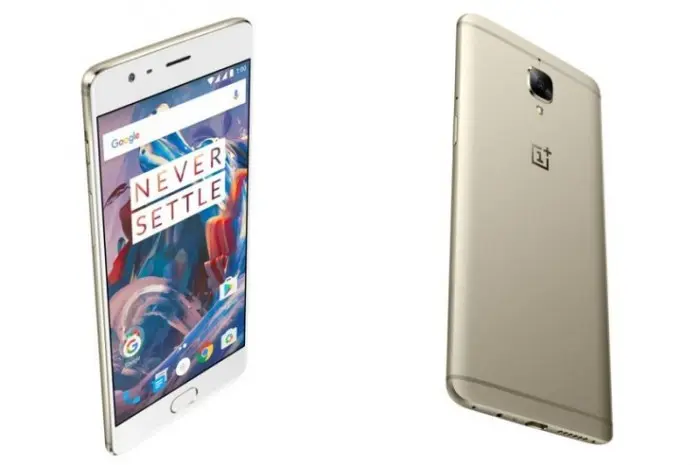 OnePlus 3 color oro suave