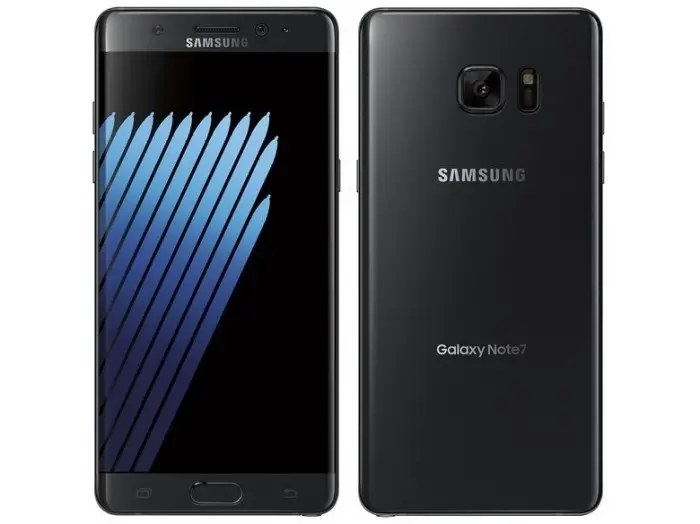 Render Samsung Galaxy Note 7