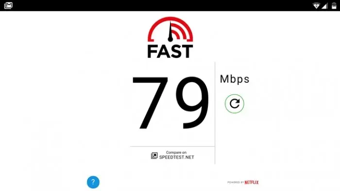 Fast Speed Test de Netflix