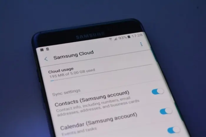 Samsung Cloud en Galaxy Note 7