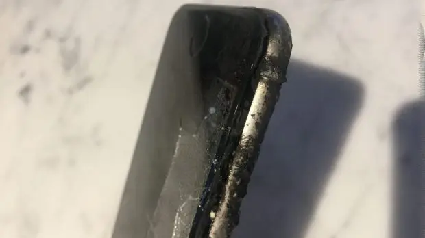 iphone quemado
