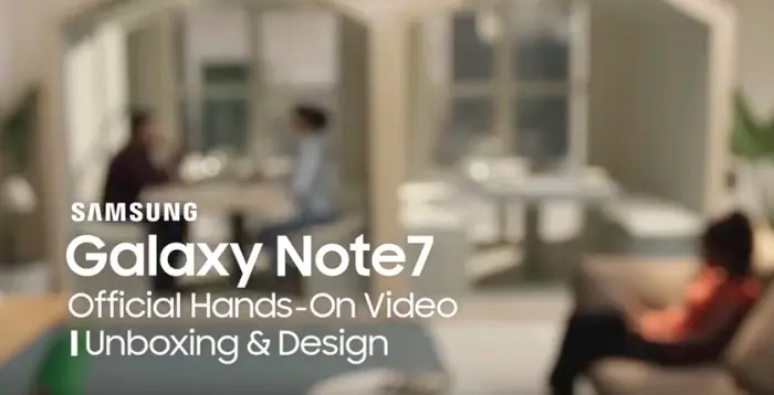 unboxing galaxy note 7