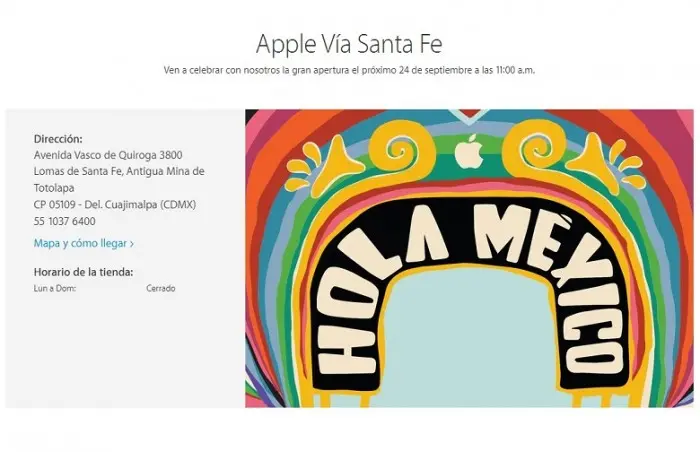 Apertura tienda Apple en México