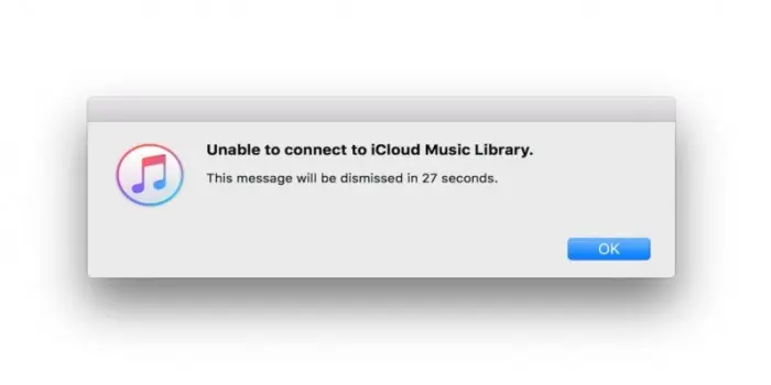 Error iCloud Music Library iOS 10