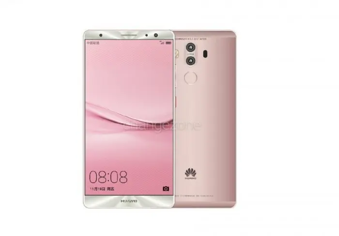 Huawei Mate 9 color oro rosado