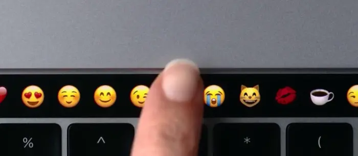 touch bar macbook pro 2016