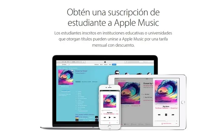 apple music estudiante plan