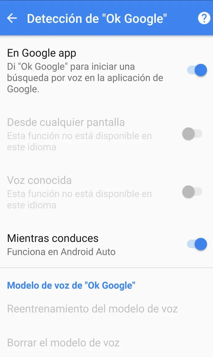 android auto google voz