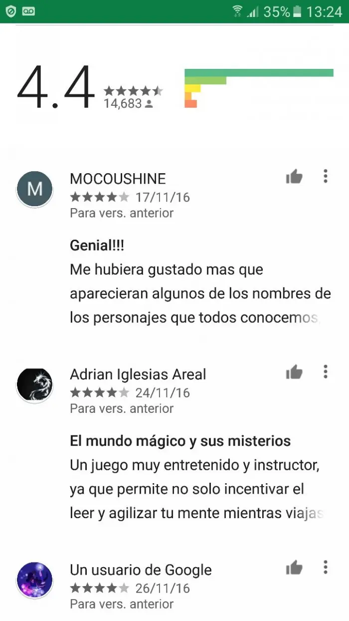 google play animales review