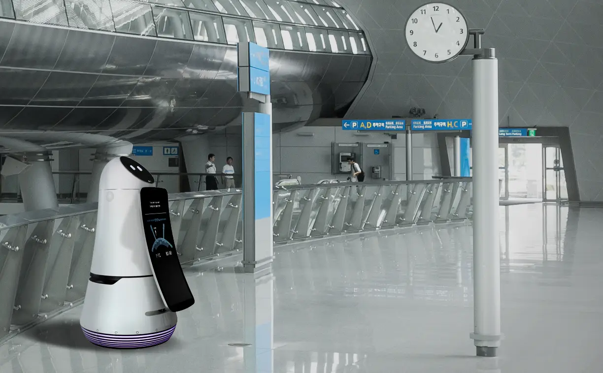 LG Airport Guide Robot 01