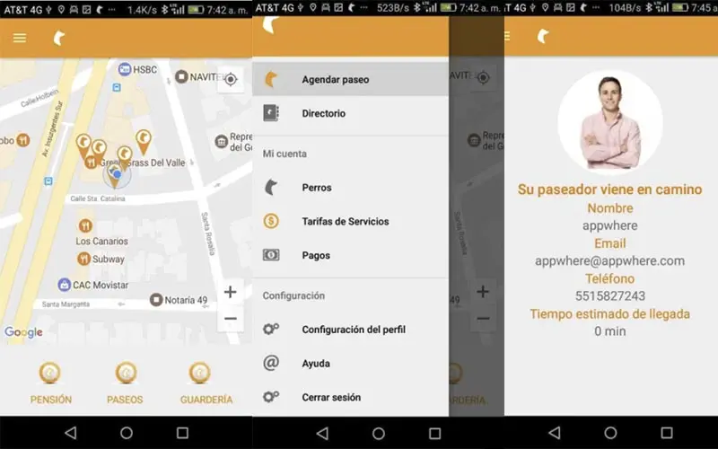 paseame app android