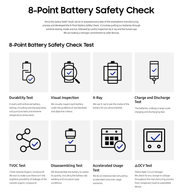 samsung baterias medidas seguridad