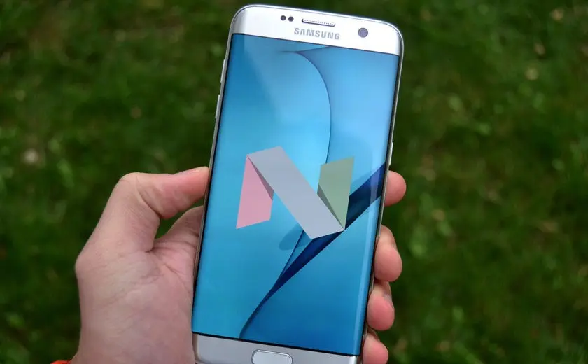 Galaxy S7 edge recibe Nougat de forma manual