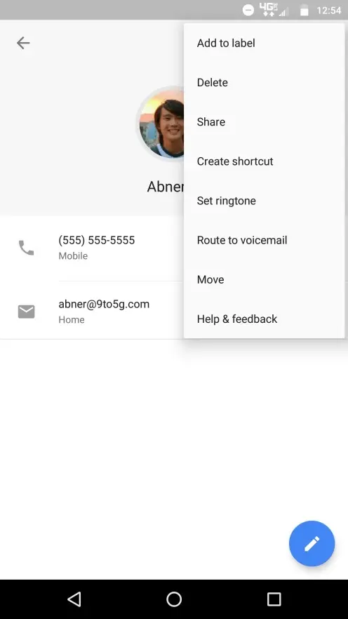 google-contacts-opciones