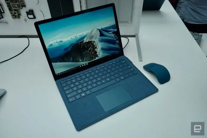 microsoft surface laptop azul