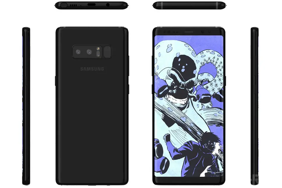 Así podría lucir el Galaxy Note 8