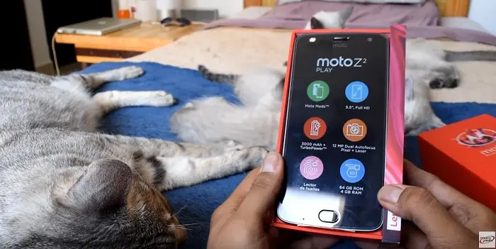 unboxing moto z2 play poderpda