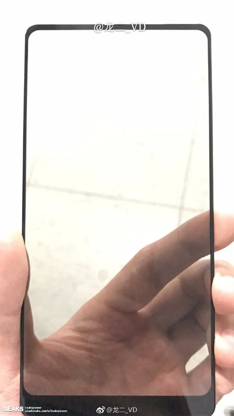 Así es el panel frontal del Xiaomi Mi Mix 2