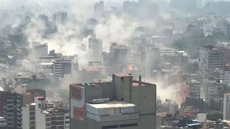 Así estaba la Ciudad de México al momento del sismo