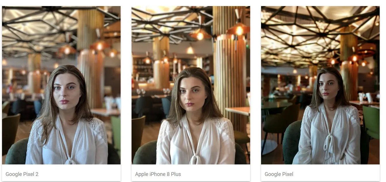 google pixel 2 vs iphone 8 plus fotografia